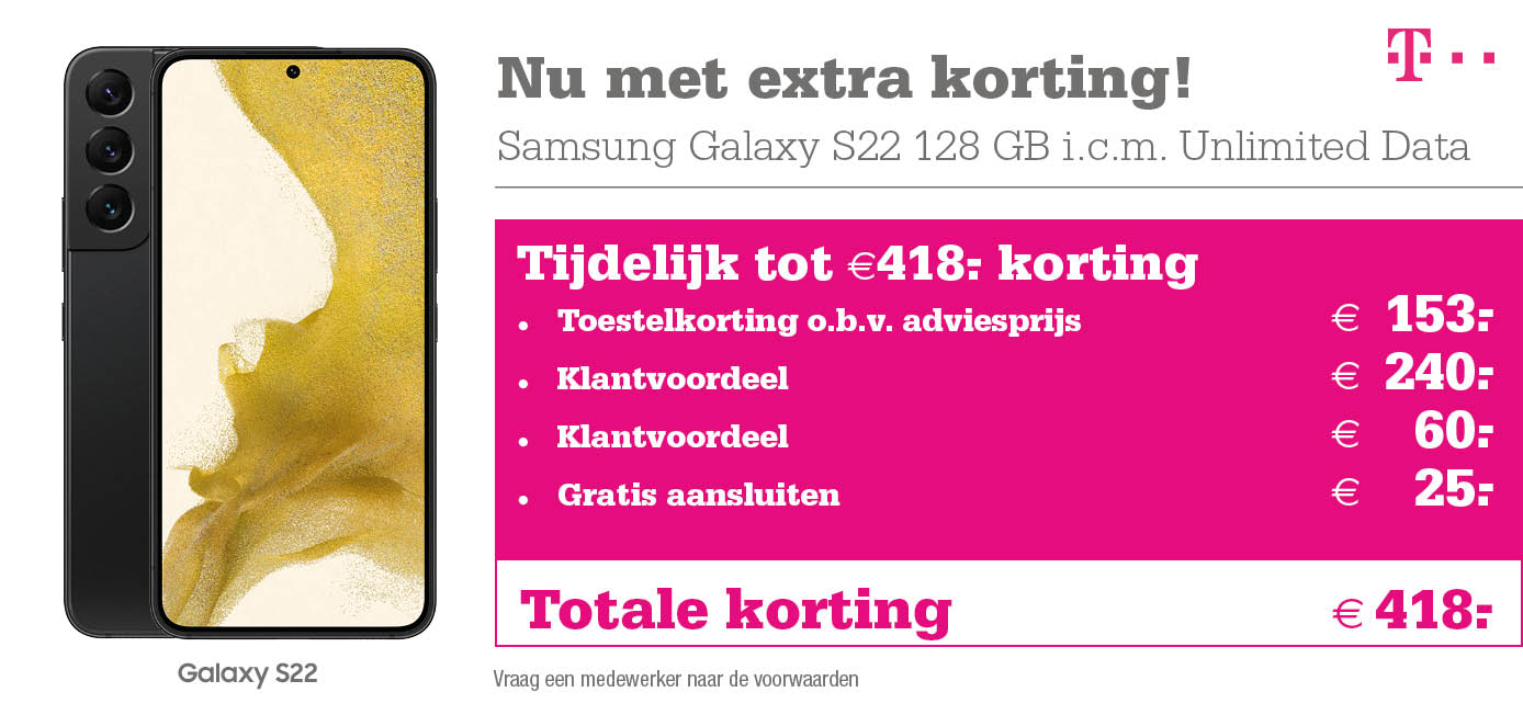 Nu bij TMobile met korting op iPhone 13 en gratis aansluiten